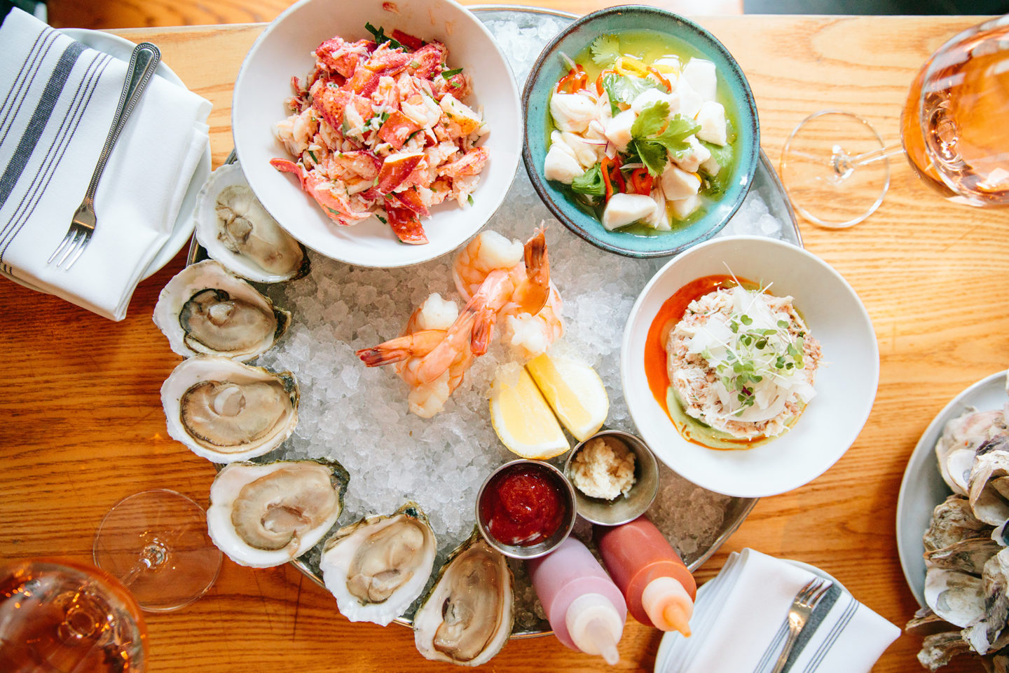 bank's seafood kitchen and raw bar